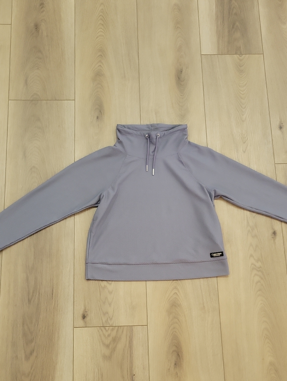 Calvin Klein Performance Lavender Pullover Funnel Neck Sweatshirt